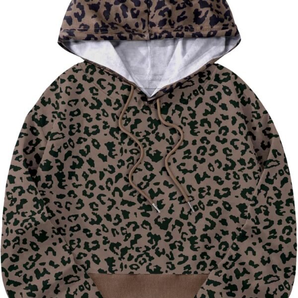 Women Graphic Hoodies Cropped Hoodie Pullover Long Sleeve Sweatshirt